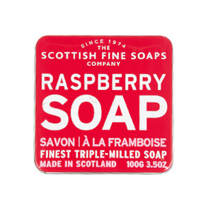 Scottish fine soaps in RASPBERRY
