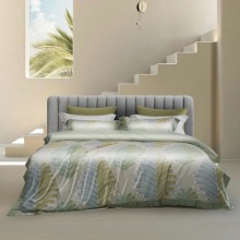 H tropical silk bedding set