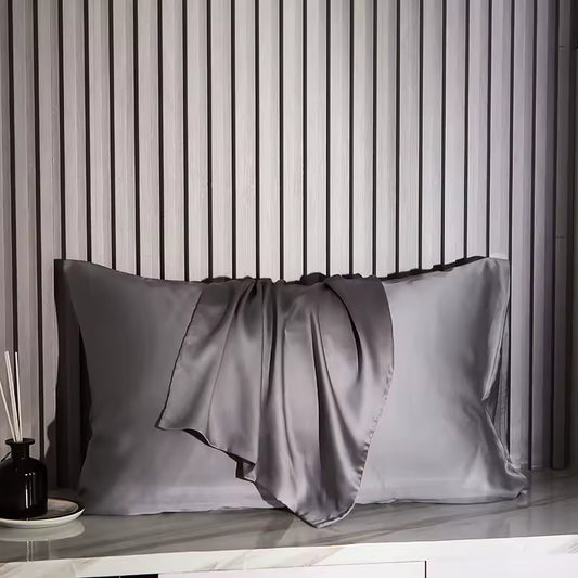 Pure Mulberry Silk Pillowcase - Grey