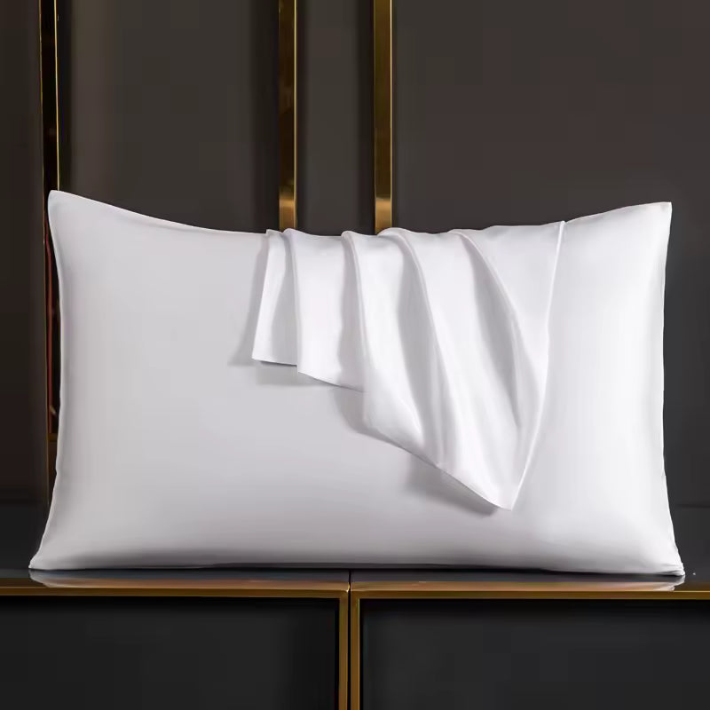 Pure Mulberry Silk Pillowcase - White