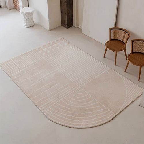 round edge rug [2color]