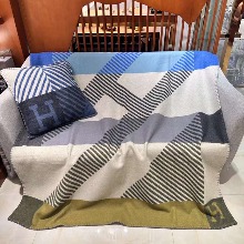 comb color block blanket/cushion [프리미엄]